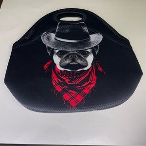 Cowboy Pug Lunch Bag